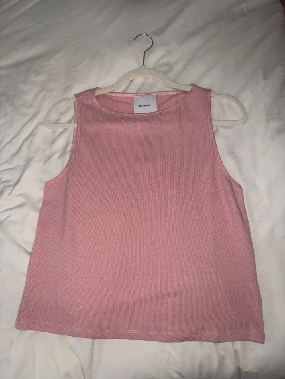 NWT Reformation Pears Knot Top - Lotus - Pink - S